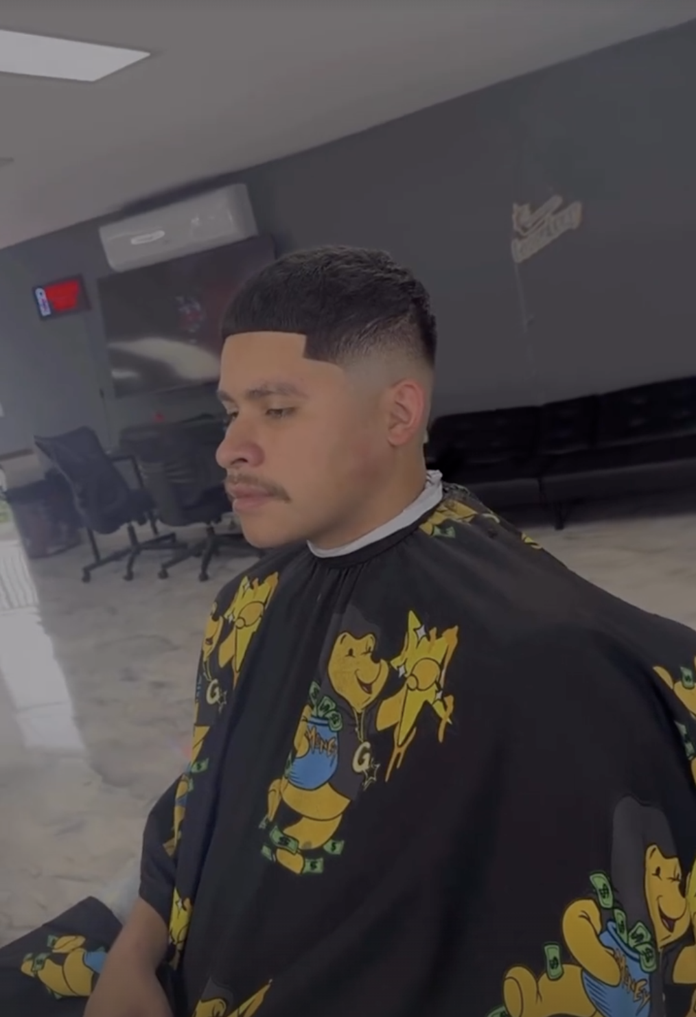 Classic fade with sharp lineup