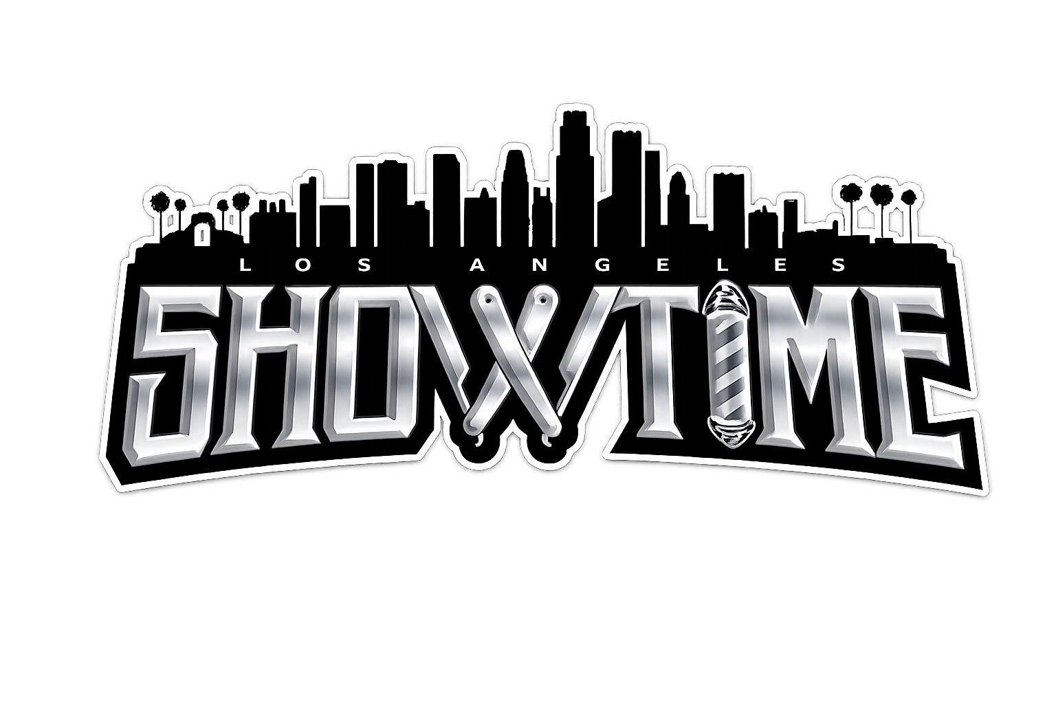 Showtime Los Angeles barbershop logo